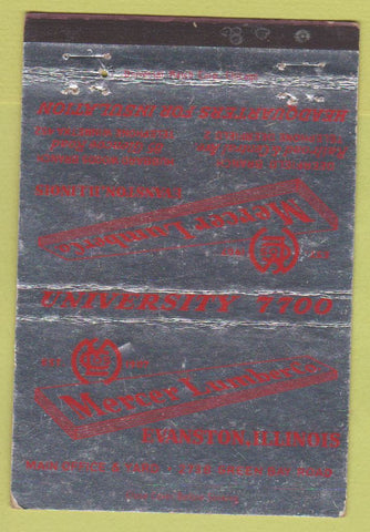 Matchbook Cover - Mercer Lumber Evanston IL WEAR 40 Strike