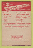 Matchbook Cover - Mercer Lumber Evanston IL WEAR 40 Strike