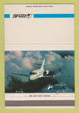Matchbook Cover - Fan Jet Falcon Airplanes 40 Strike