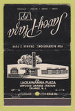 Matchbook Cover - Savoy Plaza Orange NJ restaurant WORN 40 Stick