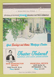 Matchbook Cover - Foster Federal Savings Pittsburgh PA New Kensington 40 Strike