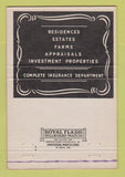 Matchbook Cover - Snyder Kinney Bennett Birmingham MI Real Estate 40 Strike