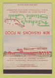 Matchbook Cover - Rickey's Studio Club Palo Alto CA 40 Strike