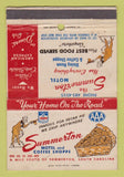 Matchbook Cover - Summerton Motel Coffee Shop SC WEAR 40 Strike