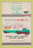 Matchbook Cover Atlas Van Lines Trucking Cockefair Bros Bloomfield NJ 40 Strike