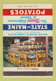 Matchbook Cover - Maine Potato Commission Presque Isle ME  40 Strike