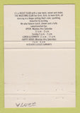 Matchbook Cover - Mustang Strip Club Santa Ana CA girlie 40 Strike