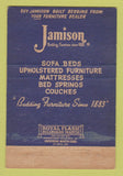 Matchbook Cover - Jamison Bedding Furniture Nashville TN WEAR 40 Strike