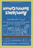 Matchbook Cover - Appliance Service Center Leavenworth KS 40 Strike