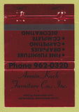 Matchbook Cover - Armin Koch Furniture Milwaukee WI 40 Strike