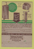 Matchbook Cover - MJ Blons Chicago IL Water Coolers 40 Strike