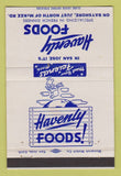 Matchbook Cover - Havenly Foods Restaurant San Jose CA 40 Strike