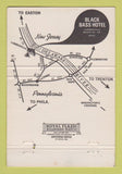 Matchbook Cover - Black Bass Hotel Lumberville PA 40 Strike
