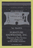 Matchbook Cover - Furniture Showrooms Baton Rouge LA 40 Strike