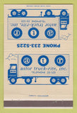 Matchbook Cover - Astor Truck Rite Trucking WEAR CA? 40 Strike