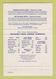 Matchbook Cover - Jasper National Park AB 40 Strike