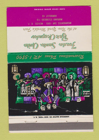 Matchbook Cover - Fonda Santa Anita Bar Acapulco Mexico WEAR 40 Strike