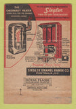 Matchbook Cover - Siegler Heaters P&L Hardware Gifts Gaylord MI 40 Strike