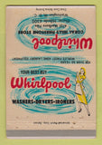 Matchbook Cover Whirlpool Appliances girlie Coral Hills Washington DC 40 Strike