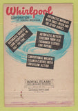 Matchbook Cover Whirlpool Appliances girlie Coral Hills Washington DC 40 Strike