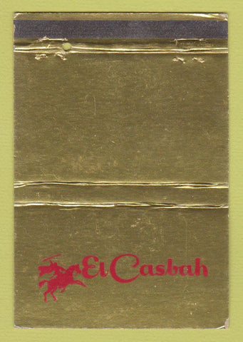 Matchbook Cover - El Casbah CA? WEAR 40 Strike