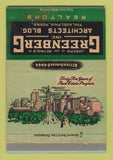 Matchbook Cover - Greenberg Real Estate Philadelphia PA WEAR 40 Strike