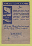 Matchbook Cover - Dole Refrigeration Chicago IL 40 Strike