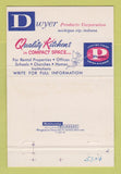 Matchbook Cover - Dwyer Kitchens Speaker and Associates Detroit mI 40 Strike