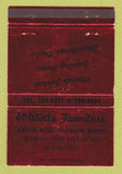 Matchbook Cover - 40 Winks Furniture Lewiston ME WEAR 40 Strike