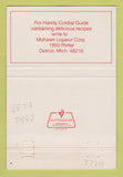 Matchbook Cover - Mohawk Cordials Liquor Detroit MI 40 Strike