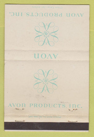 Matchbook Cover - Avon Products Cosmetics Toiletries WEAR 40 Strike
