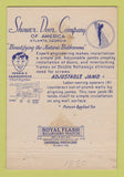 Matchbook Cover - Shower Door Co Atlanta GA girlie WEAR 40 Strike