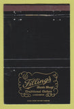 Matchbook Cover - Filling's Men's Clothes Lancaster PA WEAR 40 Strike