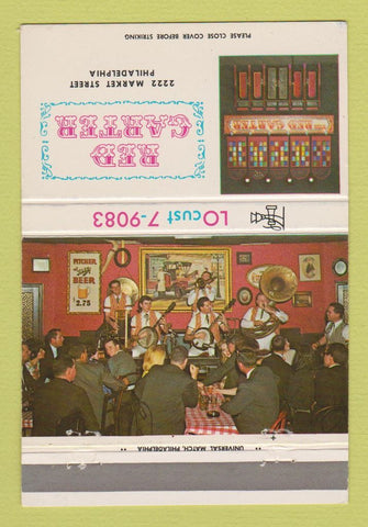 Matchbook Cover - Red Garter Philadelphia PA 40 Strike