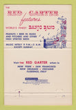Matchbook Cover - Red Garter Philadelphia PA 40 Strike
