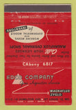 Matchbook Cover - Edco Company Apex Inspection St Louis MO 40 Stick