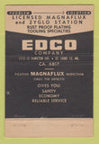 Matchbook Cover - Edco Company Apex Inspection St Louis MO 40 Stick
