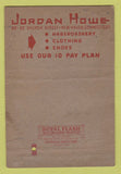 Matchbook Cover - Jordan Howe Clothes New Haven CT WORN 40 Strike