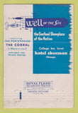 Matchbook Cover - Hotel Sherman Chicago IL College Inn Porterhouse 40 Strike