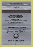Matchbook Cover - Jacobs' and Geil's Port Plaza Audio Green Bay WI 40 Strike