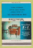 Matchbook Cover - Wurlitzer Organs WEAR 40 Strike