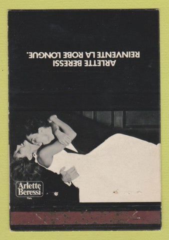 Matchbook Cover Arlette Beressi clothes France Cloe Boutique Perpignan 40 Strike
