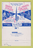 Matchbook Cover - Shack O Mack Clothes Fort Lauderdale FL 40 Strike