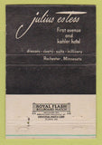 Matchbook Cover - Julius Estess Women's Clothes Rochester MN WEAR 40 Strike