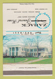 Matchbook Cover - Zaback Funeral Home Ashtabula OH 40 Strike