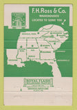 Matchbook Cover - FH Ross Birmingham AL Chemical WEAR 40 Strike