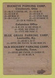 Matchbook Cover - Anthony Wayne Oil Corp Fort Wayne IN Indianapolis 40 Strike