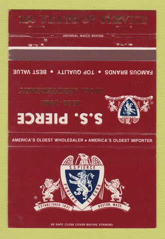 Matchbook Cover - SS Pierce 1981 Importers 40 Strike