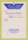 Matchbook Cover - Hamilton Watches Keller's Jewelry Cleveland OH 40 Strike