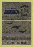 Matchbook Cover - Beechcraft Aviation Airplanes Denver Colorado 40 Strike